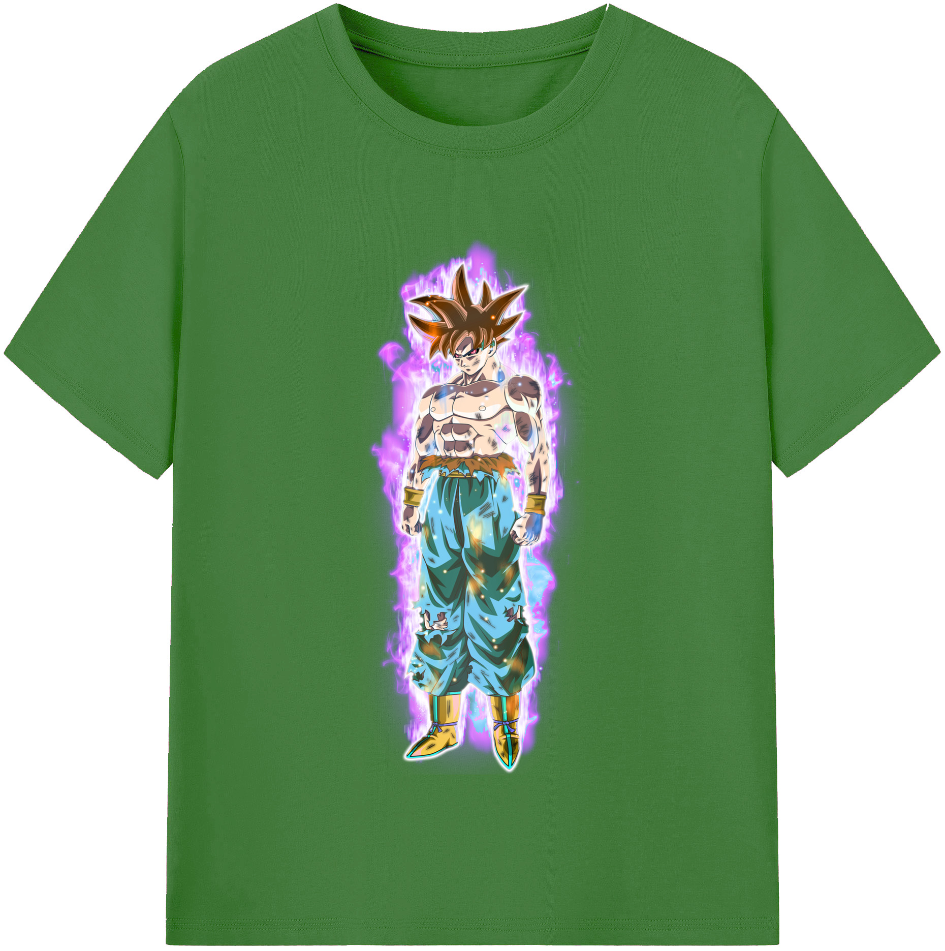 （画像用） ドラゴンボール 孫悟空（そん ごくう）Son Goku カカロット DRAGON BALL Kakarotto レディースカジュアルプリントTシャツ（綿100％）